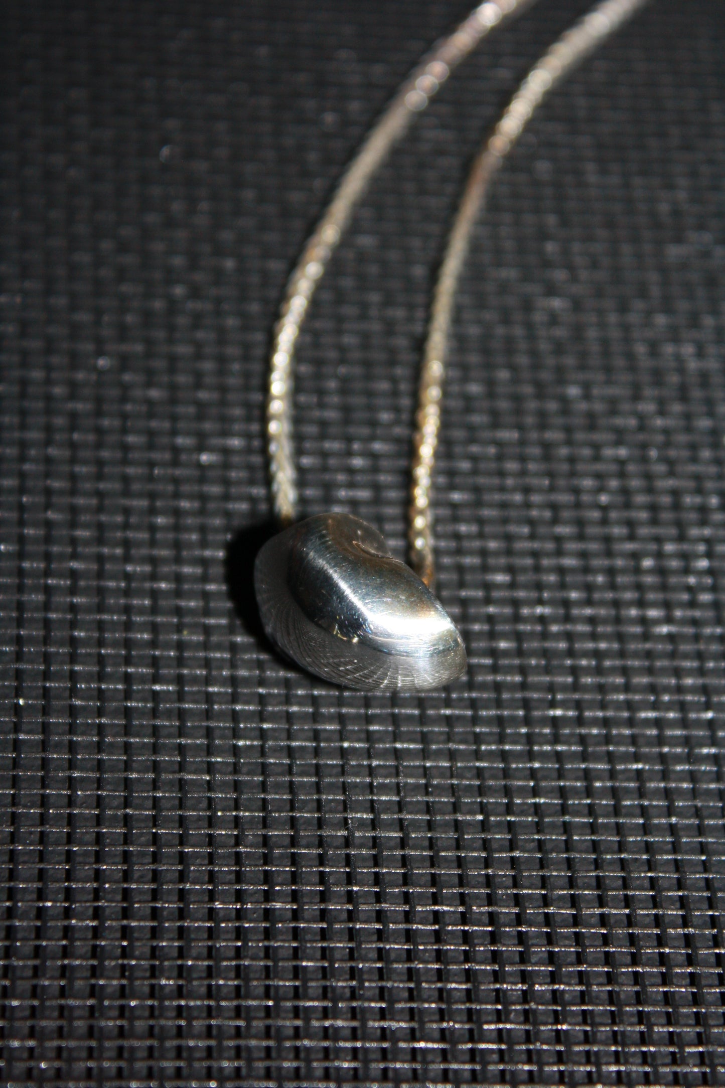 Ocean Moon Shell Pendant in Sterling Silver