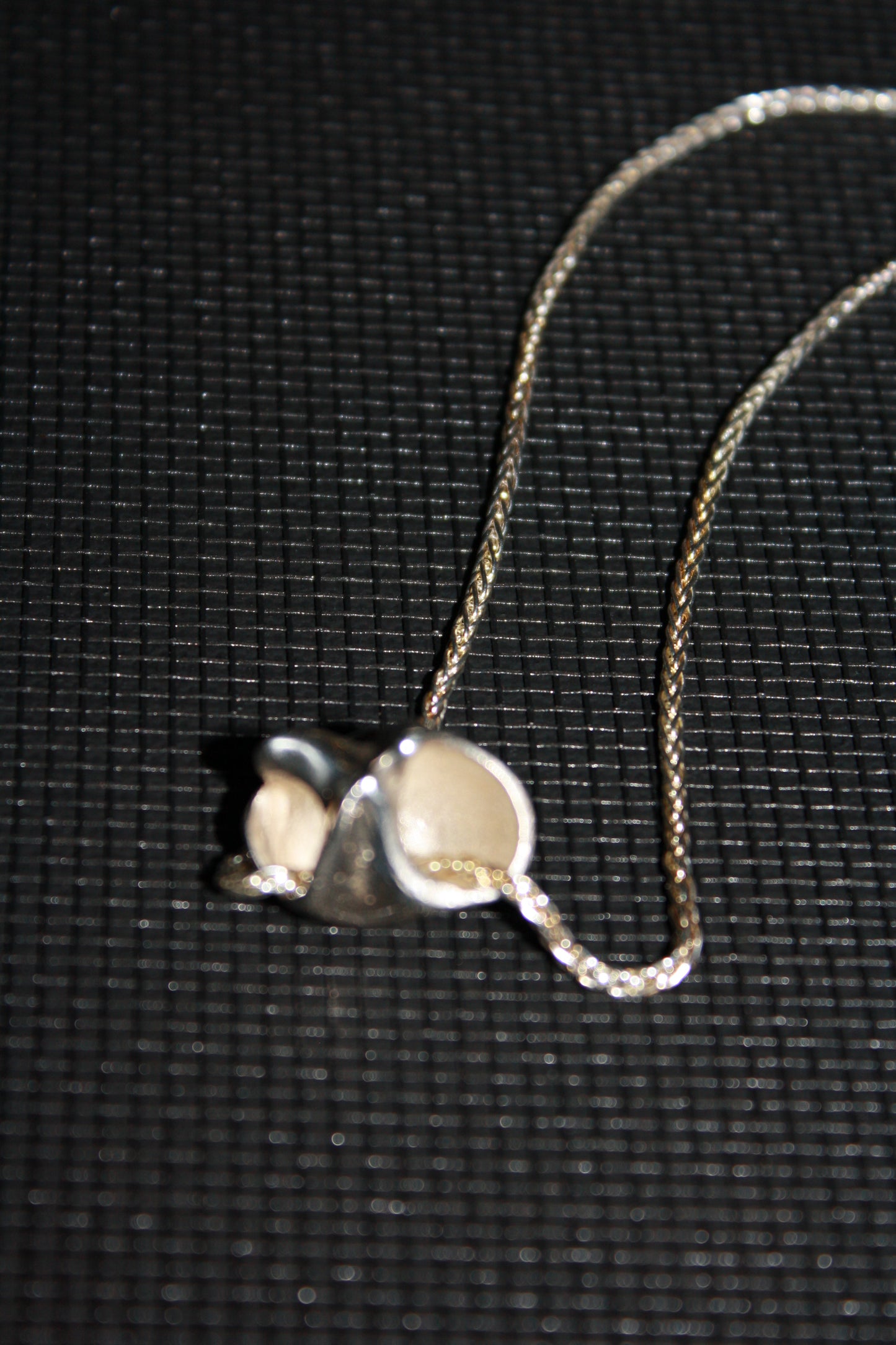Ocean Moon Shell Pendant in Sterling Silver