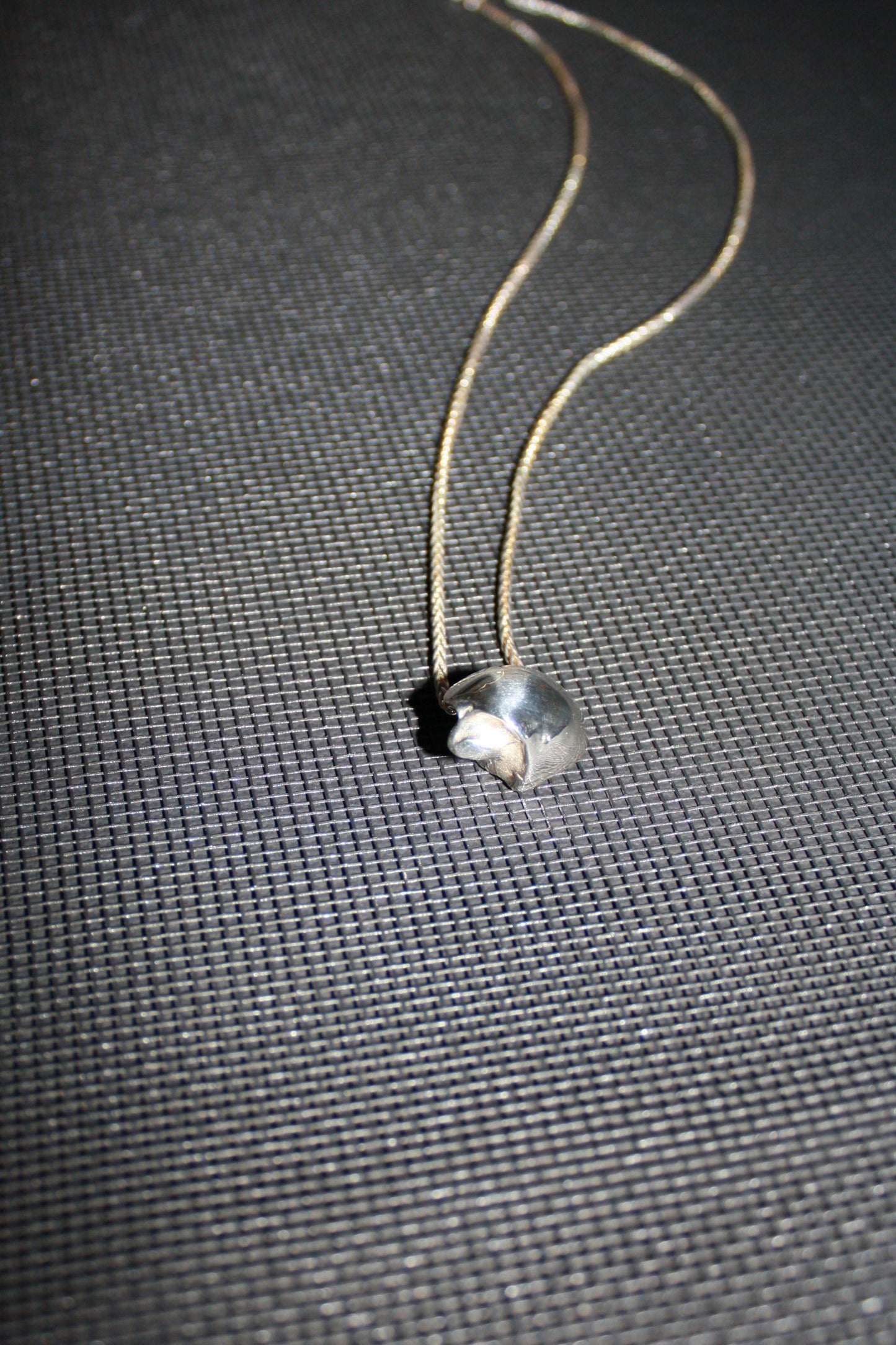 Ocean Moon Shell Pendant in Sterling Silver